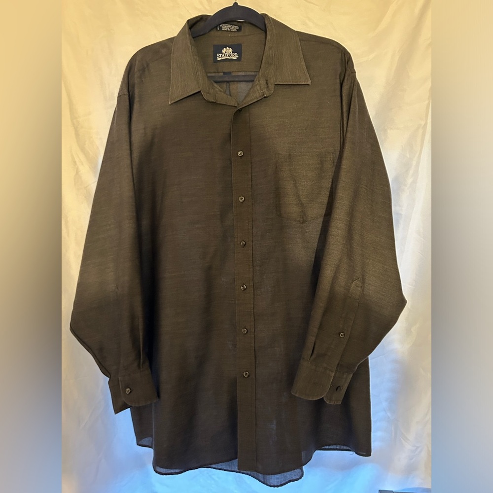 Stafford Grey Men’s Dress Shirt